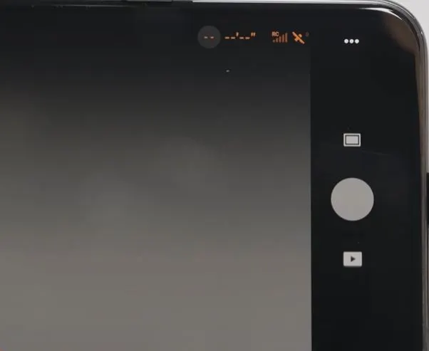  tab three dot setting button on drone app