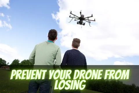 How can you prevent your drone from losing