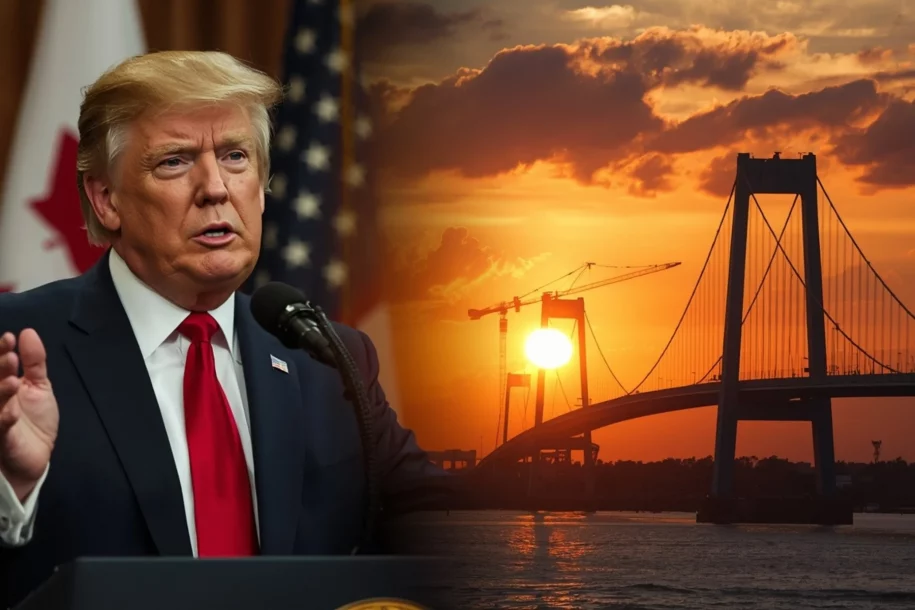 Trump’s $4.7B Bridge Threat: The Battle Over the Gordie Howe International Crossing